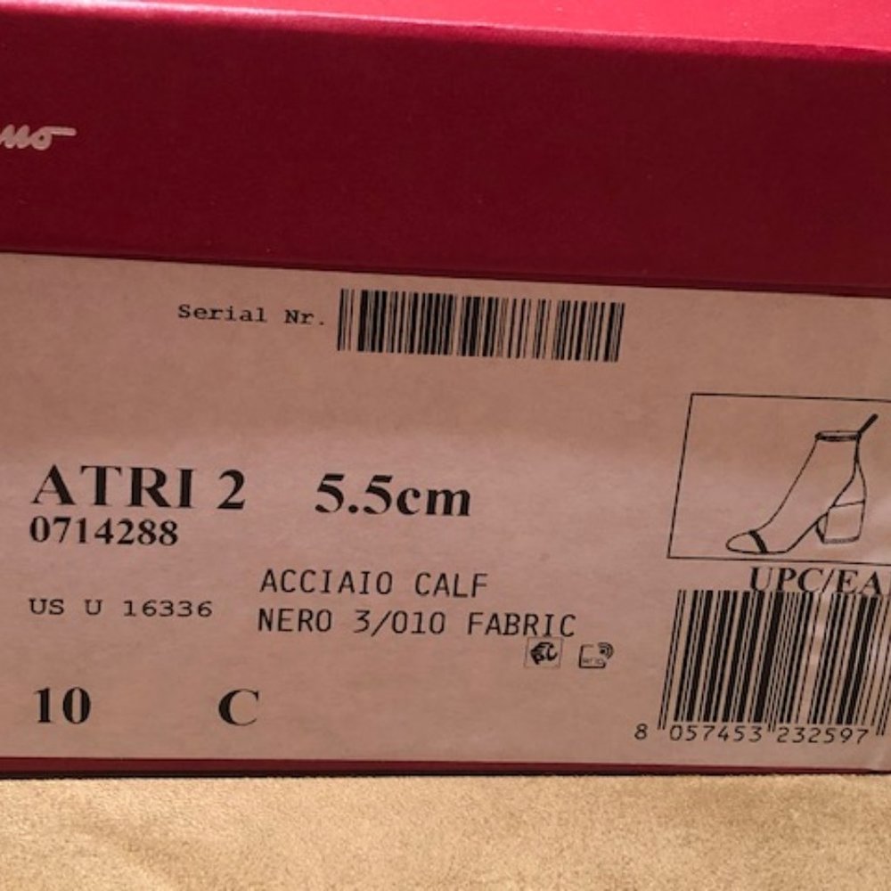 Salvatore Ferragamo Atri Metallic Leather Boots